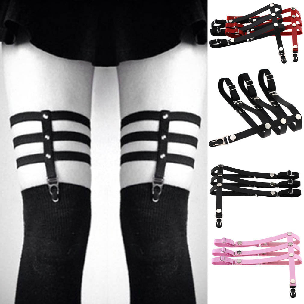 Leg Garter Belt Harajuku Style Elastic Supplycia Store Leg Garter Belt Harajuku Style Elastic Supplycia Store