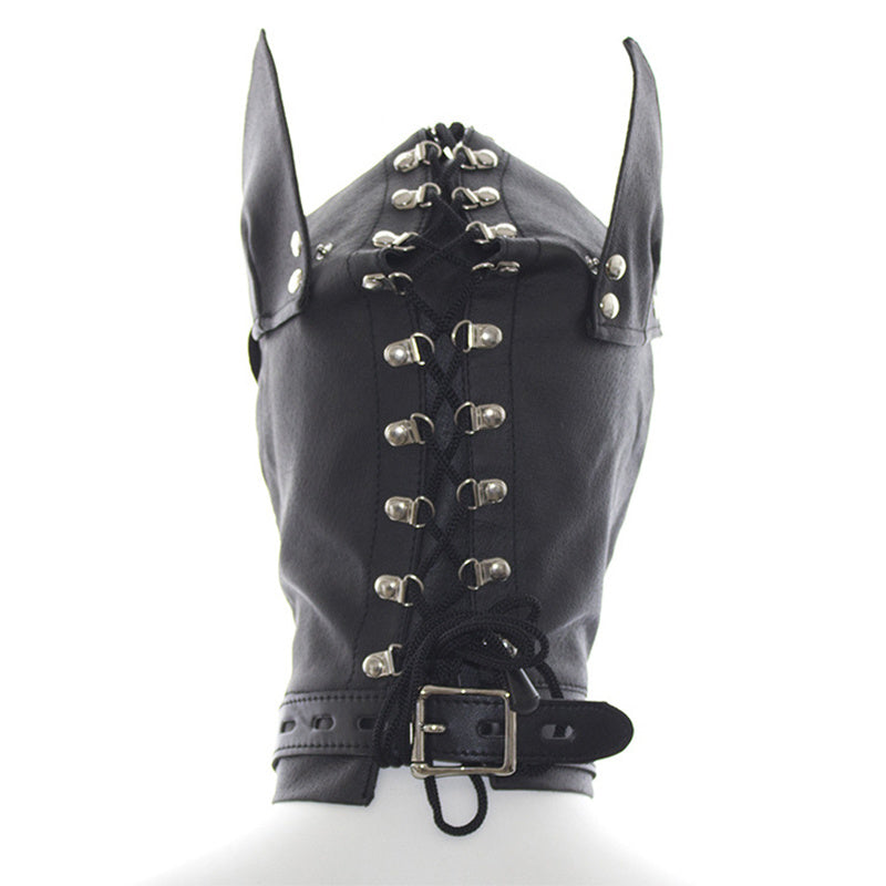 Leather Hood Leather Dog Hooded Toy Hood