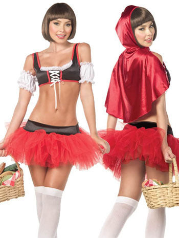 Costume sexy uniforme du petit chaperon rouge