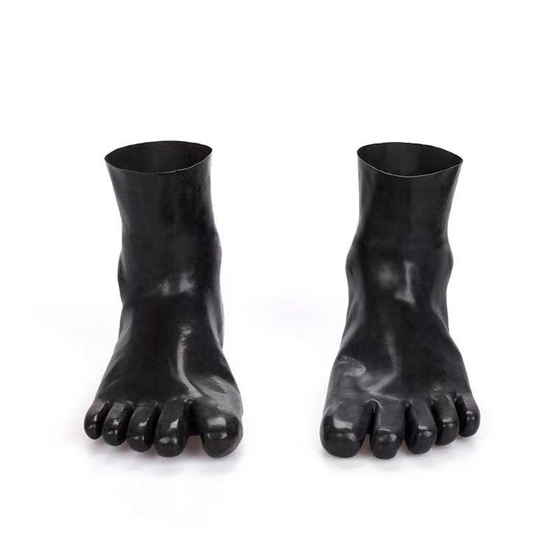 Creative Simple Three-dimensional Latex Short Five-finger Socks