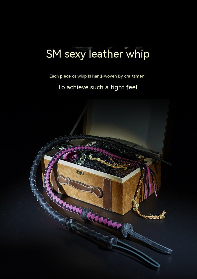 Hand-woven Whip Sexy Loose Whip Punishment Horsewhip
