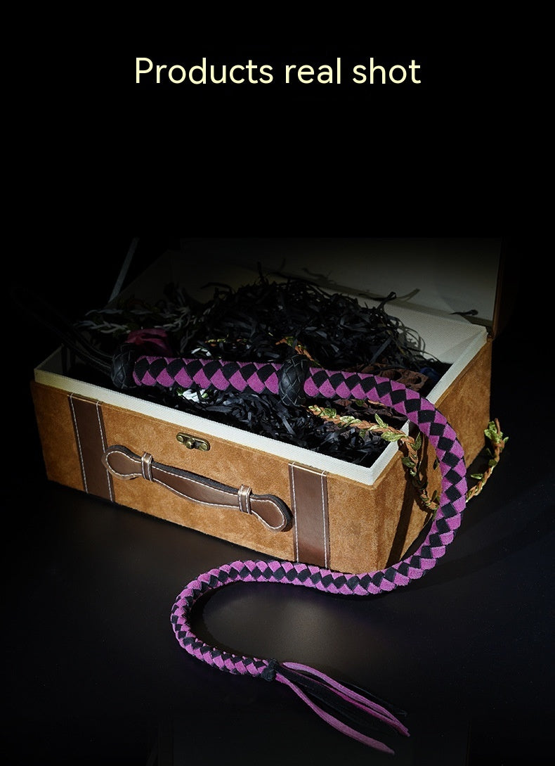 Hand-woven Whip Sexy Loose Whip Punishment Horsewhip