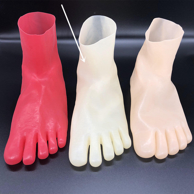 Creative Simple Three-dimensional Latex Short Five-finger Socks
