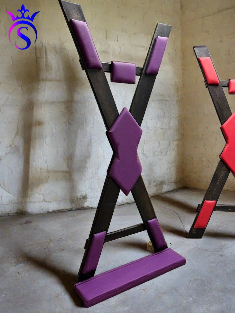 Croix de Saint André BDSM Personnalisée (Acompte)